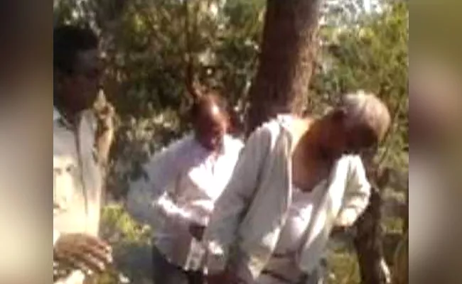  Gujarat BJP Councillor Tied To Tree, Beaten Up