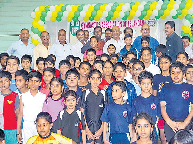 Telangana state Gymnastics championship started