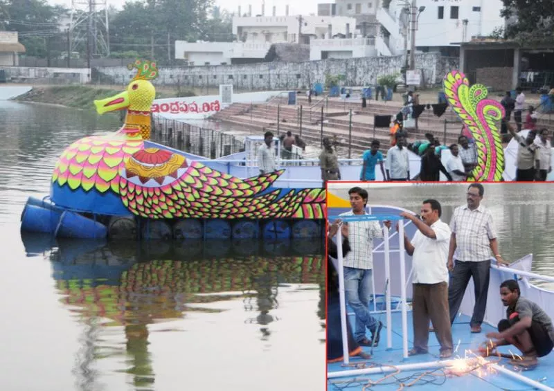 suryanarayana swamy theppotsavam starts with old boat  - Sakshi