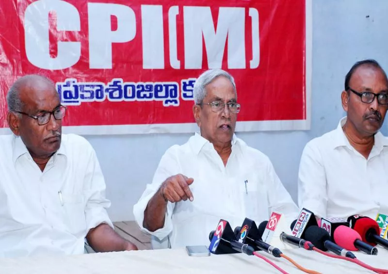 cpm p.madhu fired on cm chandra babu - Sakshi