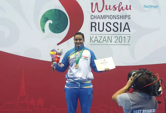 Pooja Kadian won India's first ever Gold medal at the Wushu World Championship