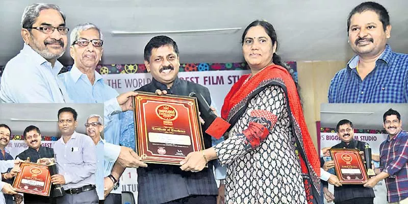 Awards for sakshi journalists - Sakshi