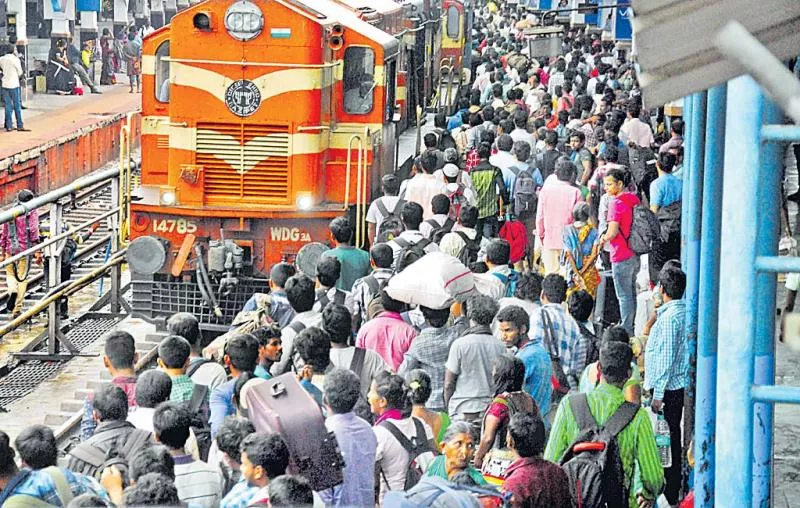 'Extra' burden on rails - Sakshi