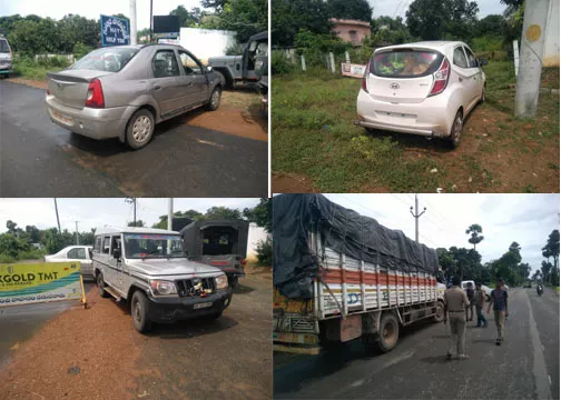 800 KGs Ganja Seized by Police at Vizianagaram district