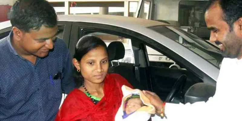 Woman gives birth to baby boy in Ola cab.