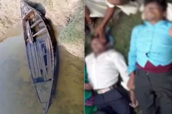 6 drown after boat capsizes in Saryu river in UP - Sakshi