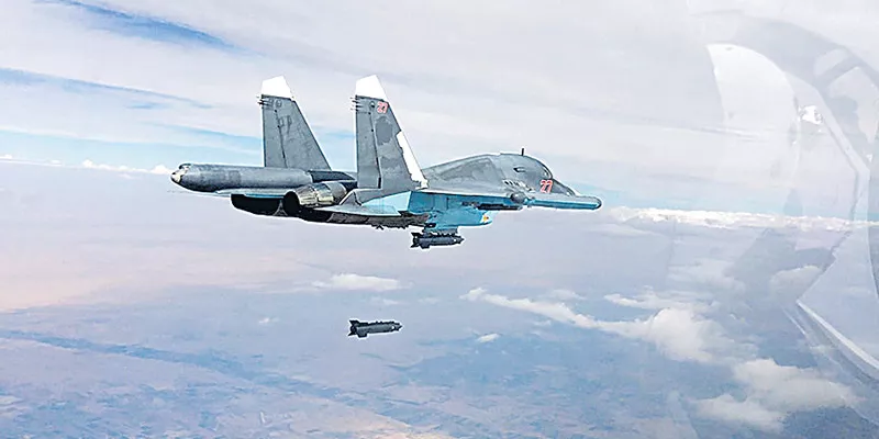 Russia strikes kill 180 jihadists, mercenaries in Syria