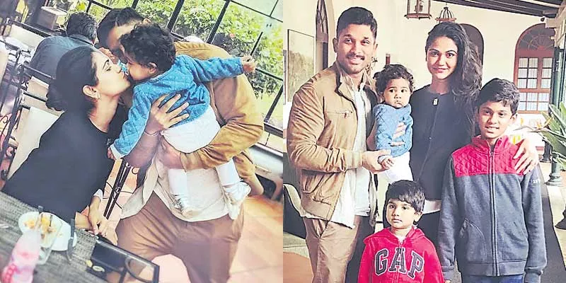 Allu Arjun Family At Ooty