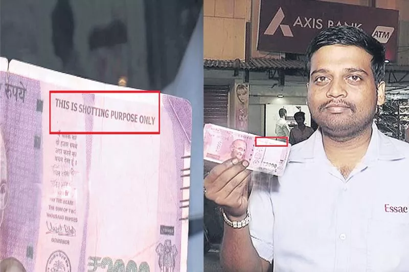 Fake Rs. 2000 note dispensed from Axis Bank ATM