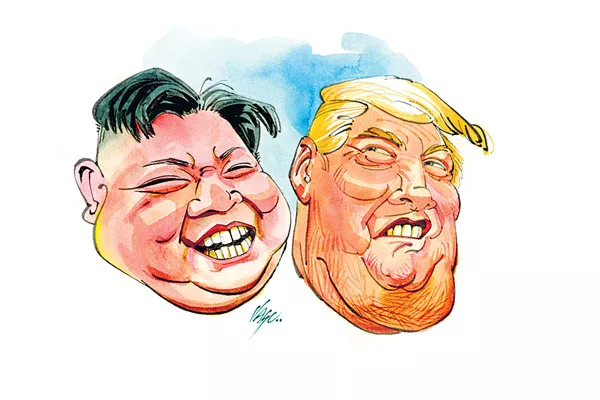 Donald Trump Calls Kim Jong Un 'Short and Fat' - Sakshi