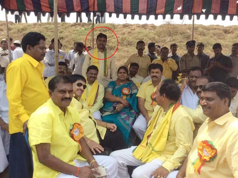 TDP Leaders Contractor Rajesh Benami - Sakshi