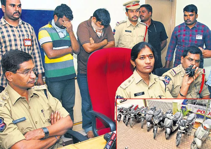 police arrested bike thief - Sakshi