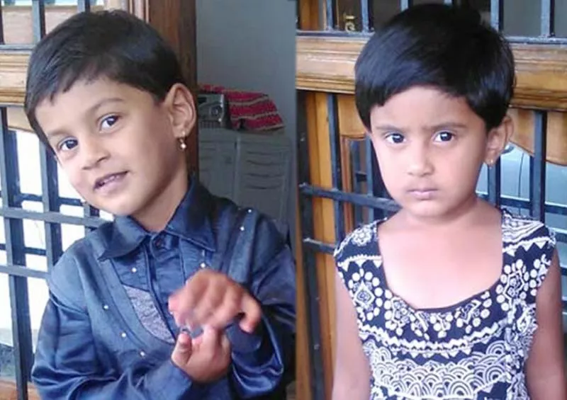 Kid Saved Her Friend When Drops Water Pond - Sakshi