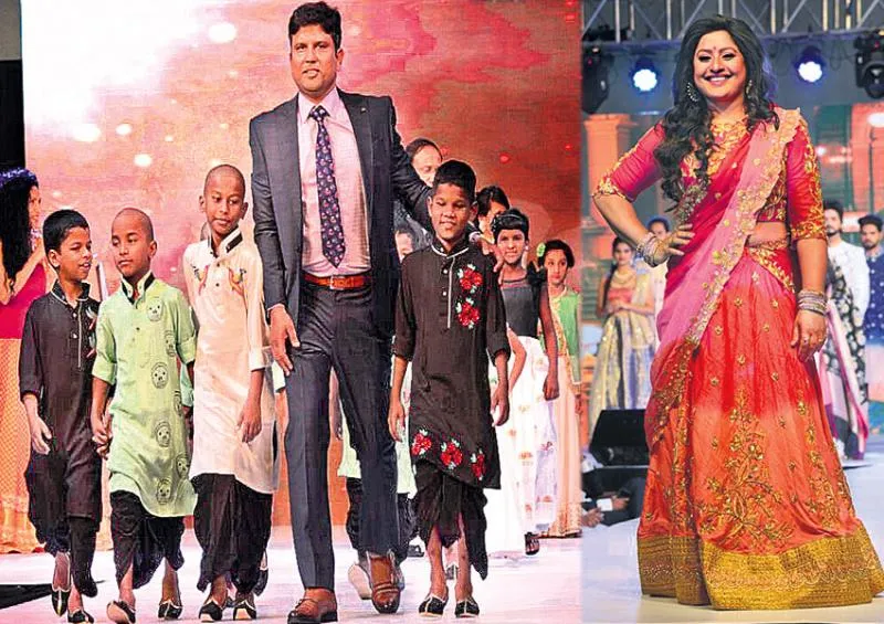 Smile be the change fashion show - Sakshi