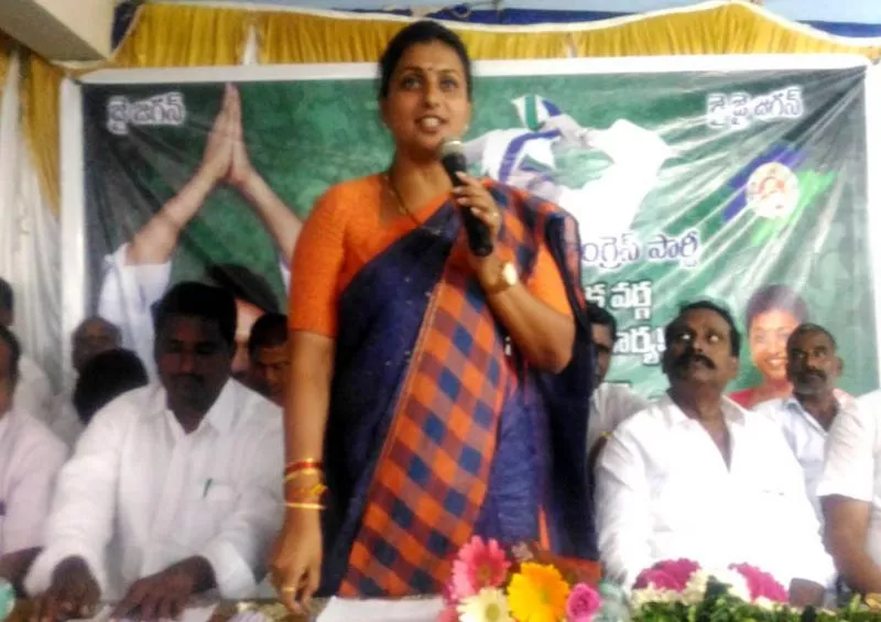 Nagari MLA RK roja fired on Gali Muddu Krishnama Naidu - Sakshi