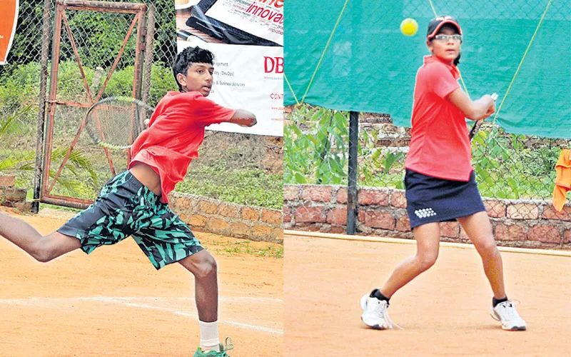 Udhav and apoorva enter semis of championship series tennis tourney - Sakshi