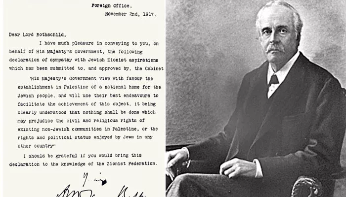 100 Years After the Balfour Declaration, a Commemoration Rekindles  - Sakshi