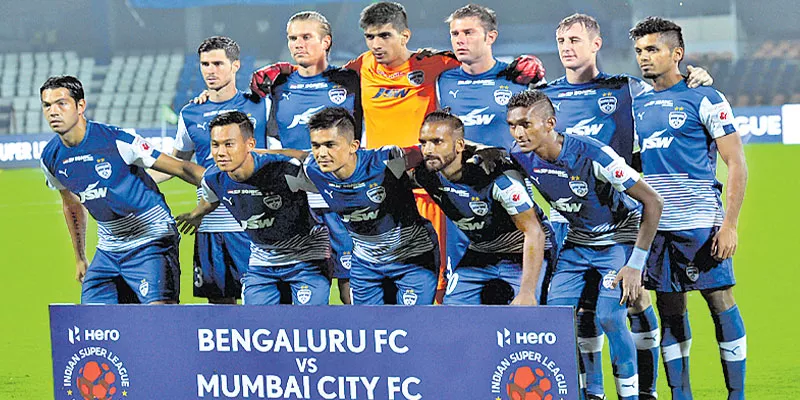 Bengaluru FC vs Mumbai City FC, Indian Super League 2017-18  - Sakshi