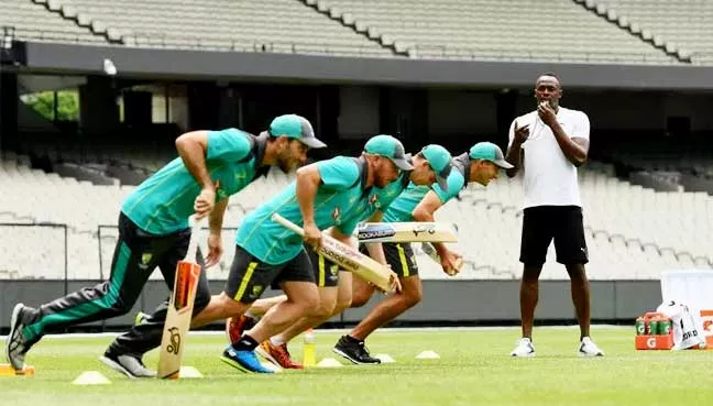  Usain Bolt enlisted to make Aussie cricketers 'explosive' runners - Sakshi - Sakshi - Sakshi - Sakshi - Sakshi