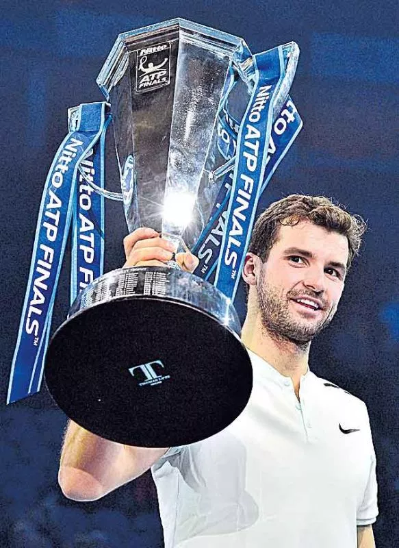 Grigor Dmitrov win a tenis  Tournament - Sakshi