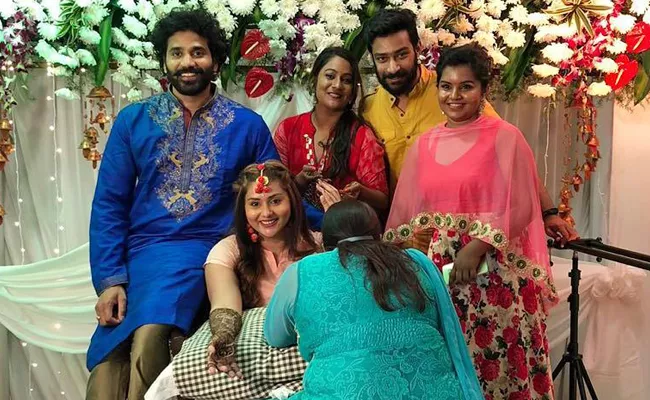 Namitha mehendi ceremony pics viral on social media - Sakshi - Sakshi - Sakshi