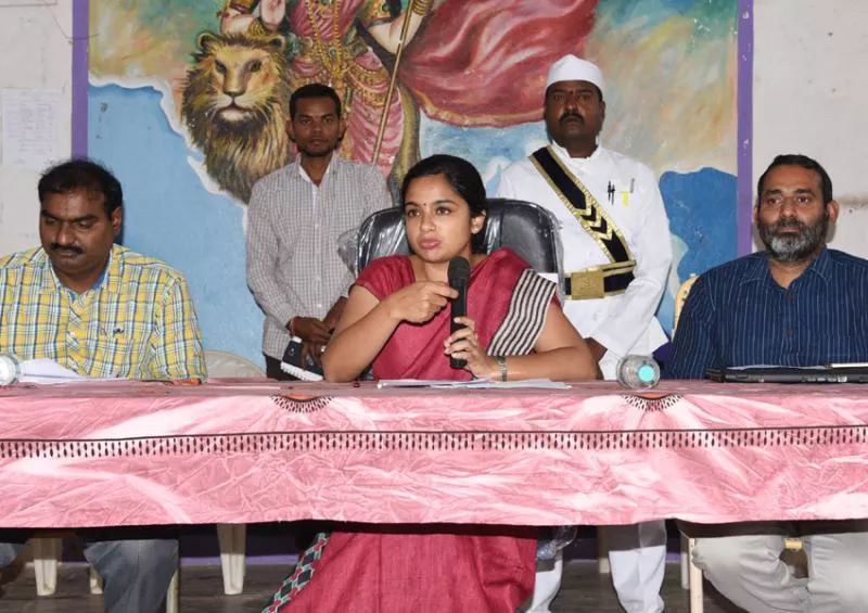 collector Swetha Mahanthi speech on Tenth exams - Sakshi