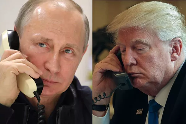 Putin Trump Phone Call Brief Syrian Civil War - Sakshi - Sakshi