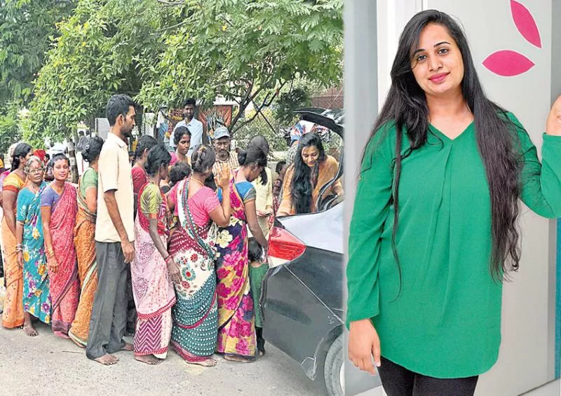 Doctor Amulya And Team Distribute Free Meal For Poor People - Sakshi