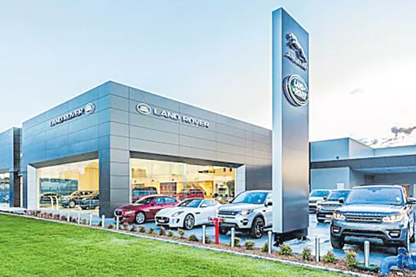 The first JLR showroom in AP - Sakshi