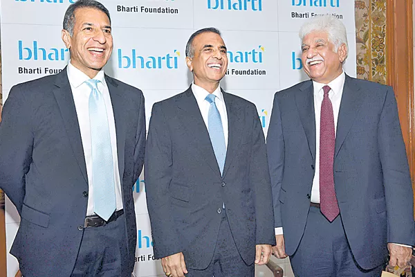 Sunil Mittal to pay Rs 7,000 crore for social service - Sakshi - Sakshi - Sakshi