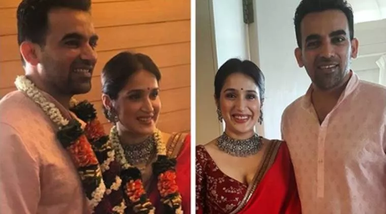 Sagarika Ghatge ties the knot with Zaheer Khan - Sakshi - Sakshi