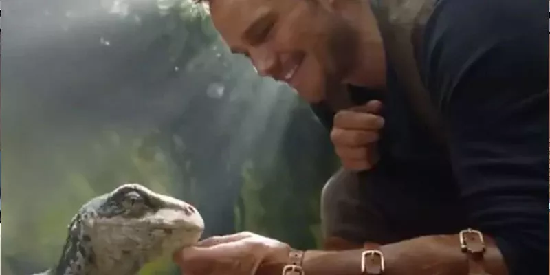 Chris Pratt's First 'Jurassic World' Sequel Teaser Is The Cutest Thing You'll See All Day teaser - Sakshi