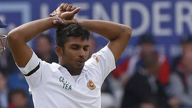 Dasun Shanaka fined for ball tampering - Sakshi - Sakshi