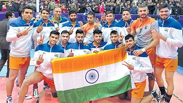 Asian Kabaddi Championship 2017: Ajay Thakur-inspired India thump - Sakshi