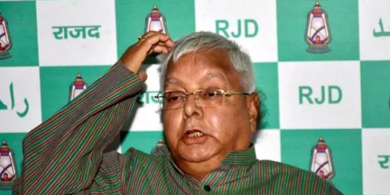 Centre downgrades Lalu Prasad Yadav's Z-plus VIP security cover . - Sakshi