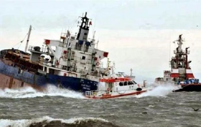 staff missing in ships collisioned accident - Sakshi