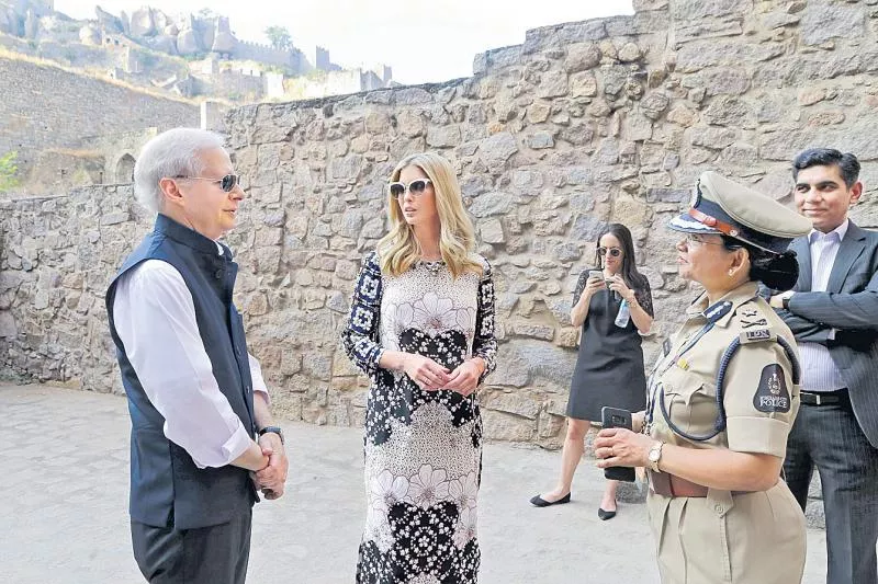 Hyderabad is wonderful says Ivanka trump - Sakshi