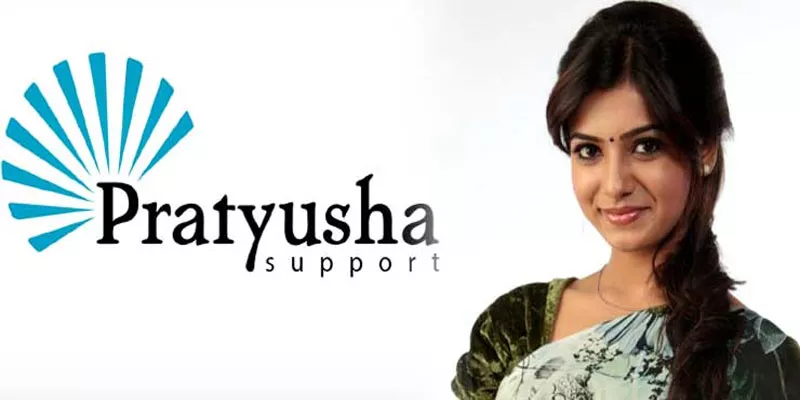 Samantha About How Pratyusha Foundation - Sakshi