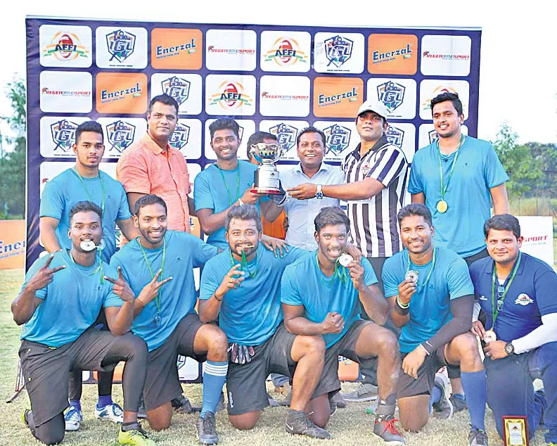  Telangana gets flag football title - Sakshi