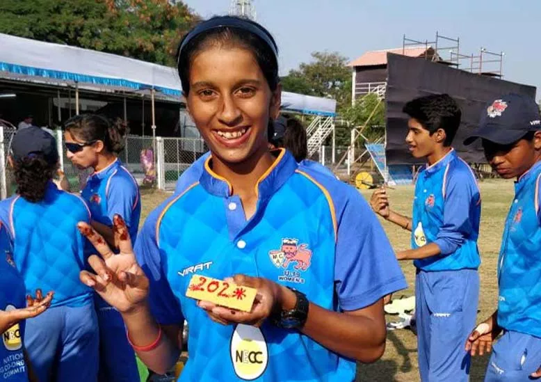 Jemimah Rodrigues Slams Double Century in 50 Over Match - Sakshi