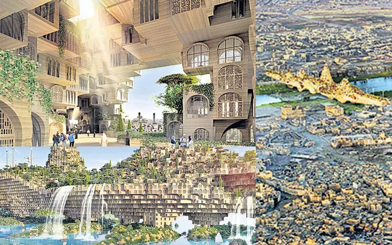  vincent callebaut proposes 3D-printing 'farming bridges' to regenerate war-torn mosul - Sakshi