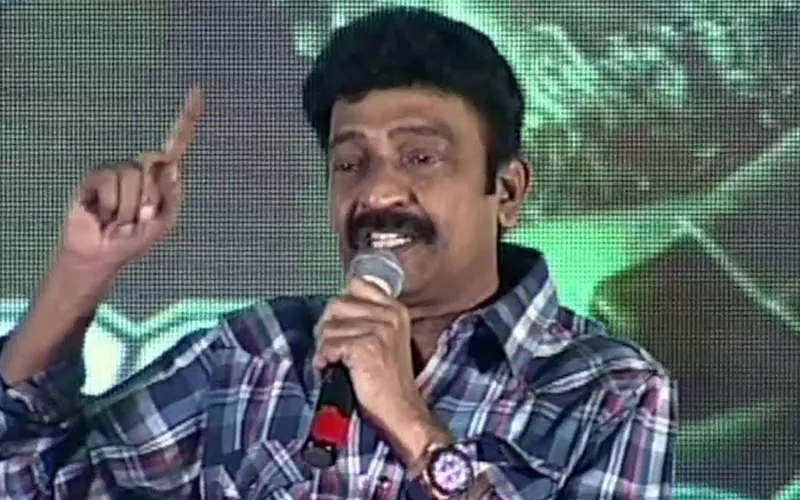  Rajashekar emotional speech on Garudavega success meet - Sakshi