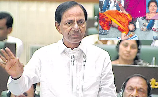 cm kcr announces Rs. 25 lakh ex gratia for MRPS Bharathi family - Sakshi