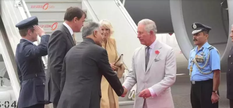 Prince of Wales, Charles Philip Arthur George, arrives in Delhi - Sakshi