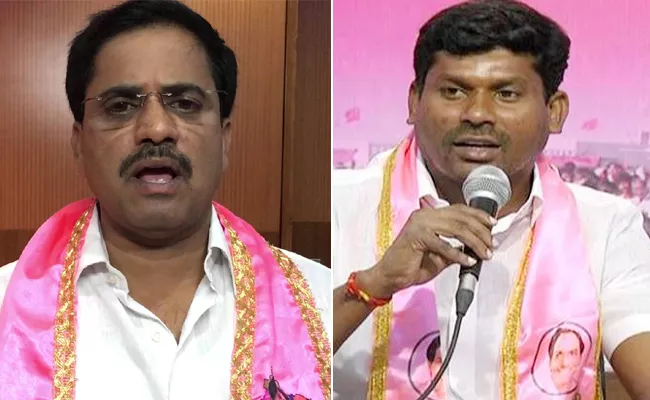 TRS Mlas takes on congress mla Vamsichand reddy - Sakshi