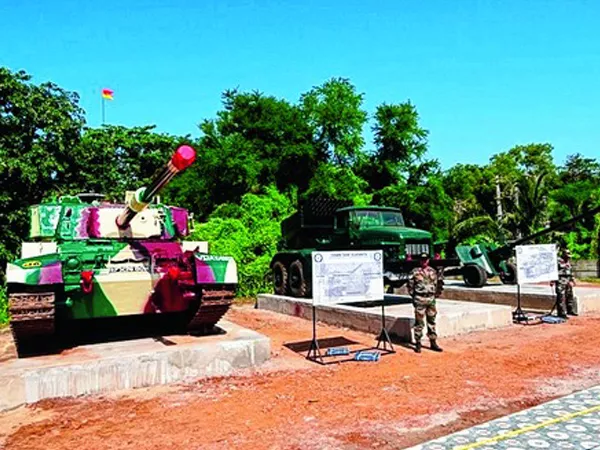 Weapon Museum at Chandipur in Odisha - Sakshi