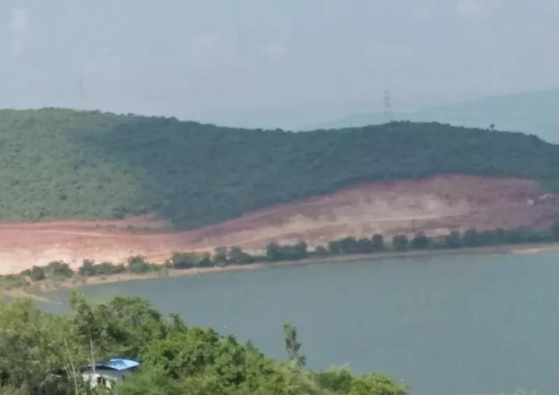 hills blasting for polavaram project - Sakshi