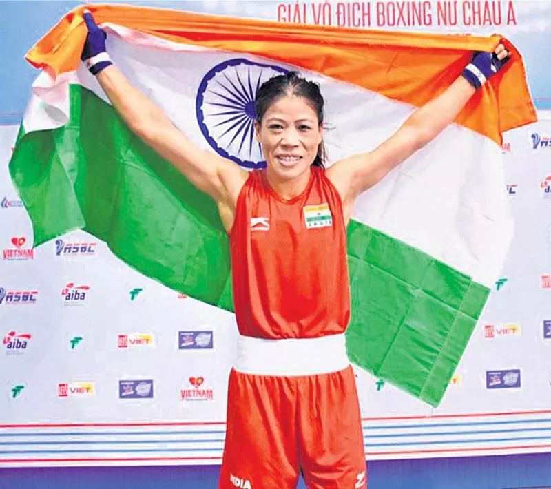 Mary Kom strikes gold at Asian Women's Boxing Championships - Sakshi