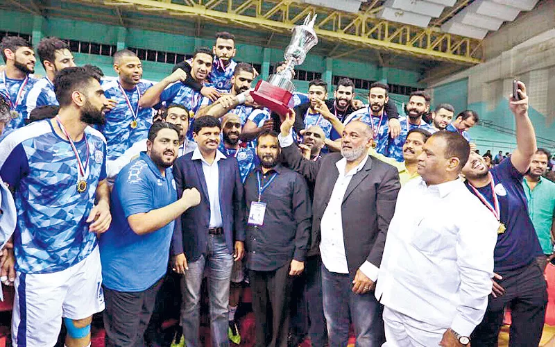 Bahrain clinch Asian handball league title - Sakshi