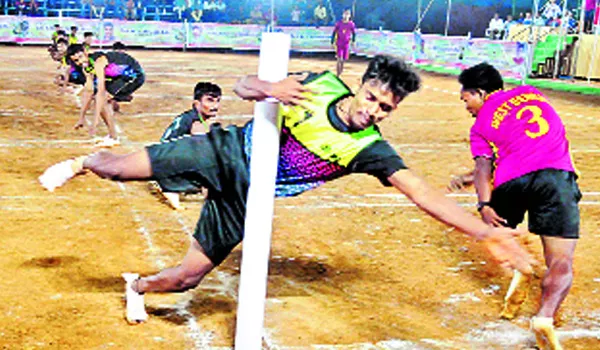 Telangana victory over Bengal in National Kho-Kho championship - Sakshi